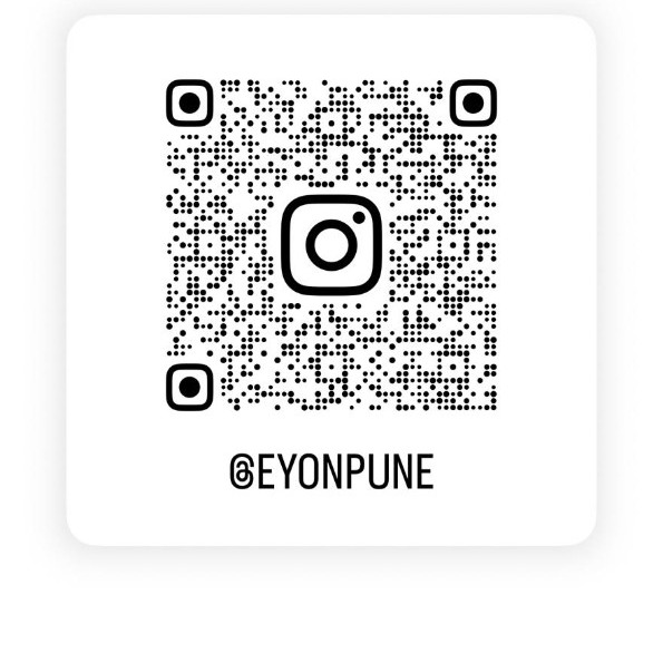 QR code to follow @eyonpune on Instagram