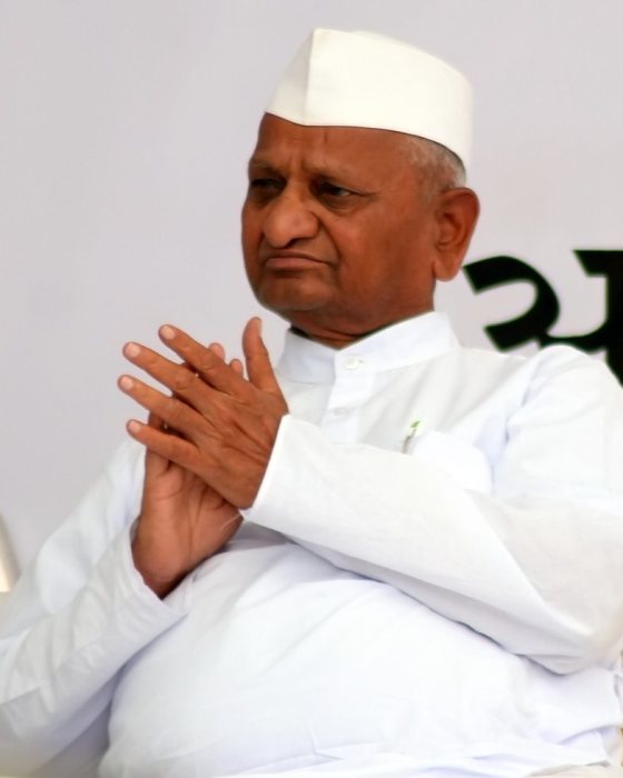 Shri Anna Hazare, Padma Bhushan · Social reformer